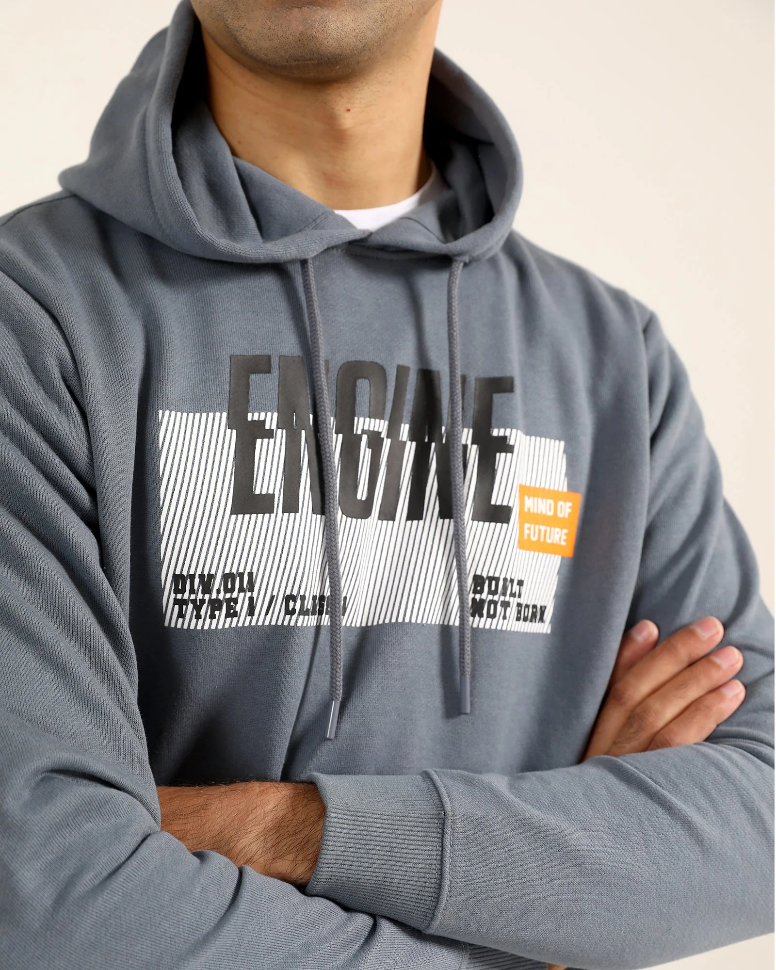Men Basic Hoodie - Image 4