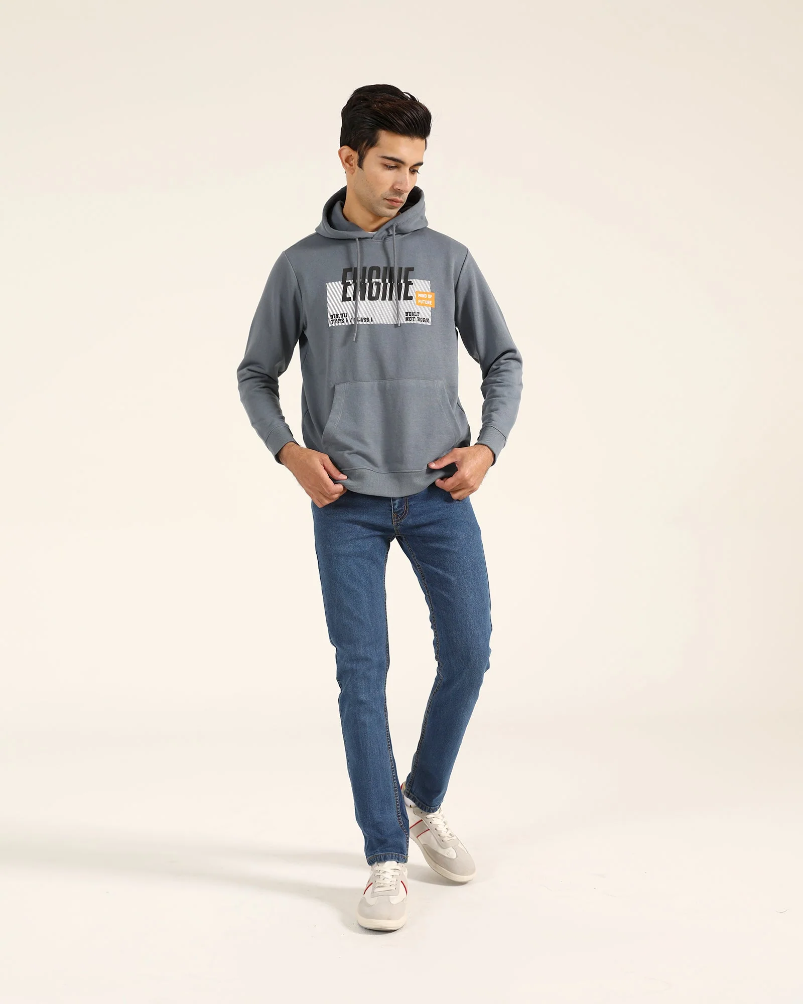 Men Basic Hoodie - Image 5