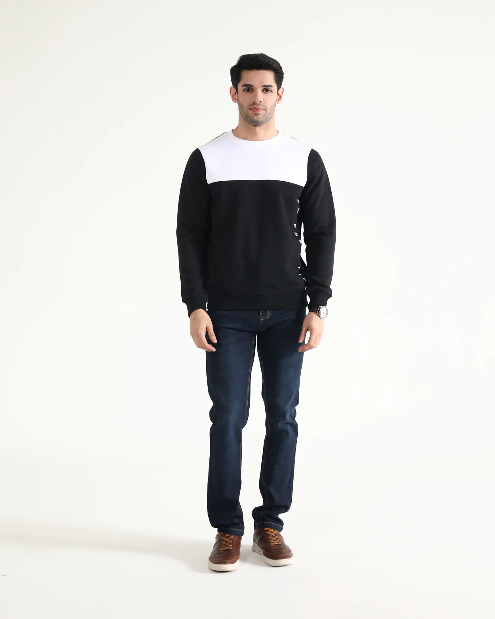 Men Typography Sweatshirt - Image 3