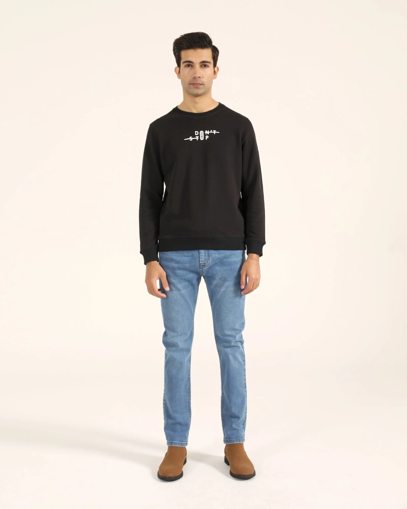 Men Typography Sweatshirt - Image 5