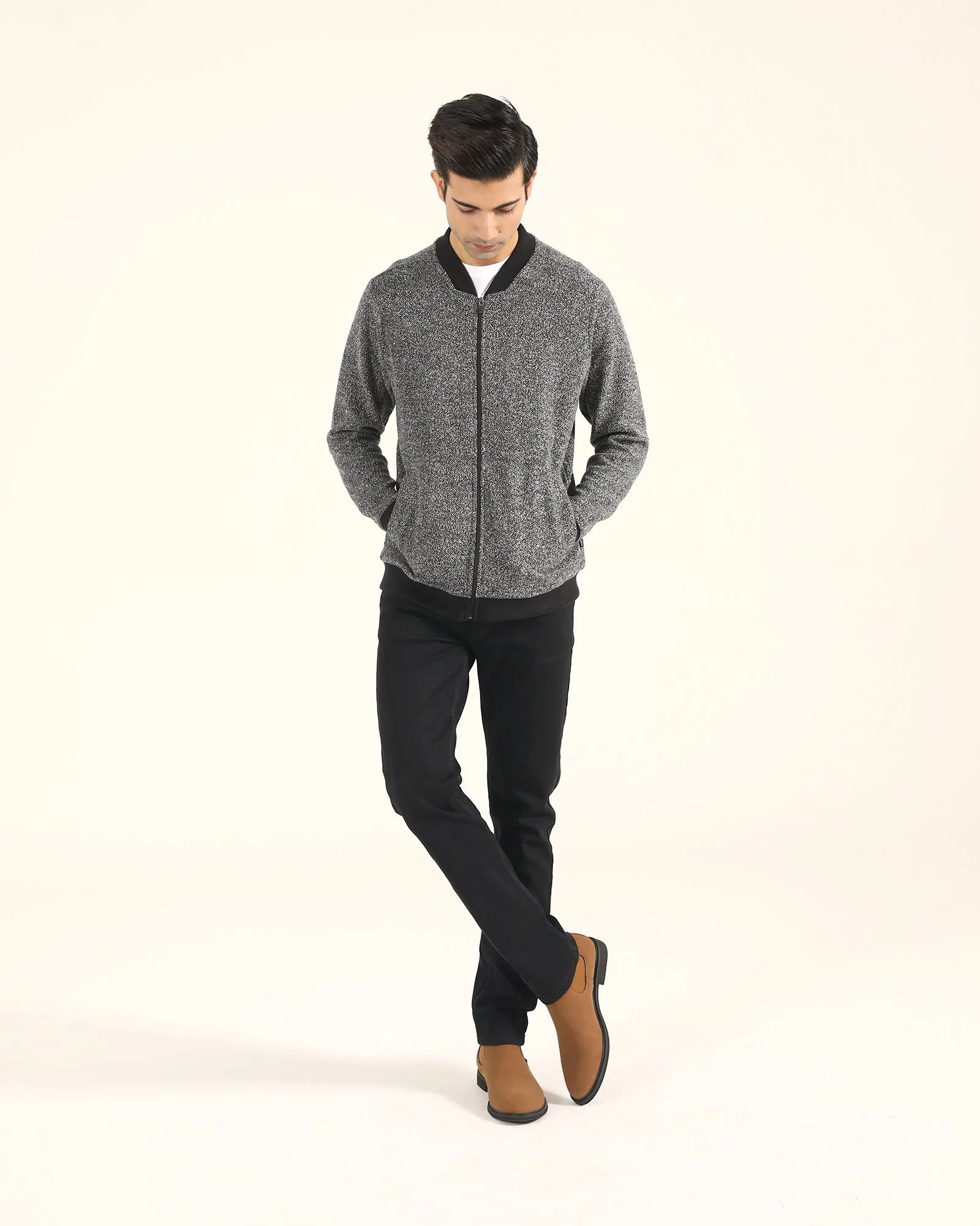 Men Basic Zip Thru Upper - Image 4